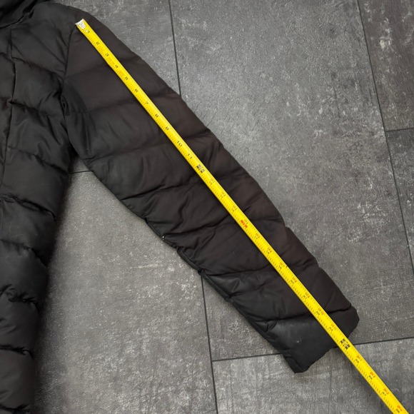 Patagonia Womens Black Down With It Parka Long Puffer Hooded Jacket Size S - Picture 10 of 10